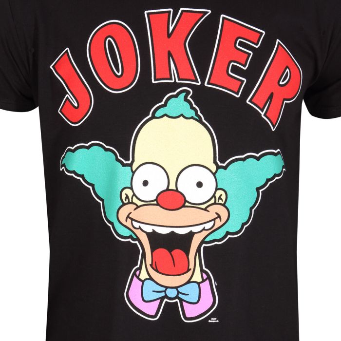 Sudadera con Capucha Unisex The Simpsons Krusty Joker Negro 2