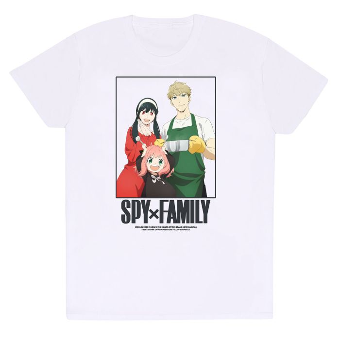 Camiseta de Manga Corta Spy X Family Full Of Surprises Blanco Unisex