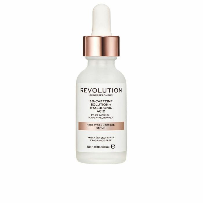 5% caffeine solution + hyaluronic acid targeted under eye serum