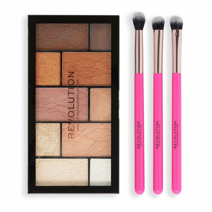 Set de Maquillaje Revolution Make Up Shimmer Glam 4 Piezas 2 Set de Maquillaje Revolution Make Up Shimmer Glam 4 Piezas 2