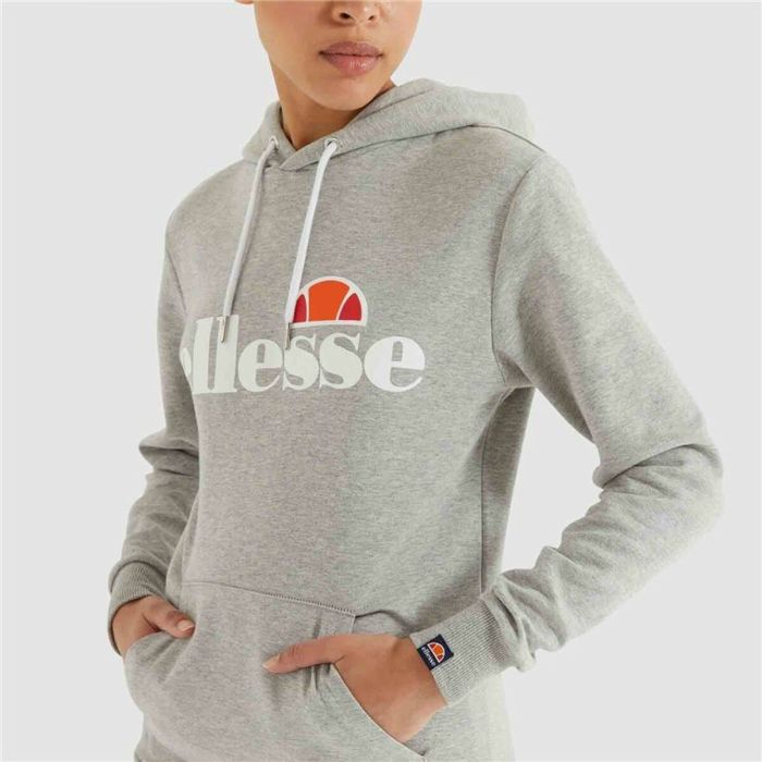 Sudadera con Capucha Mujer Ellesse Torices  Gris claro 2