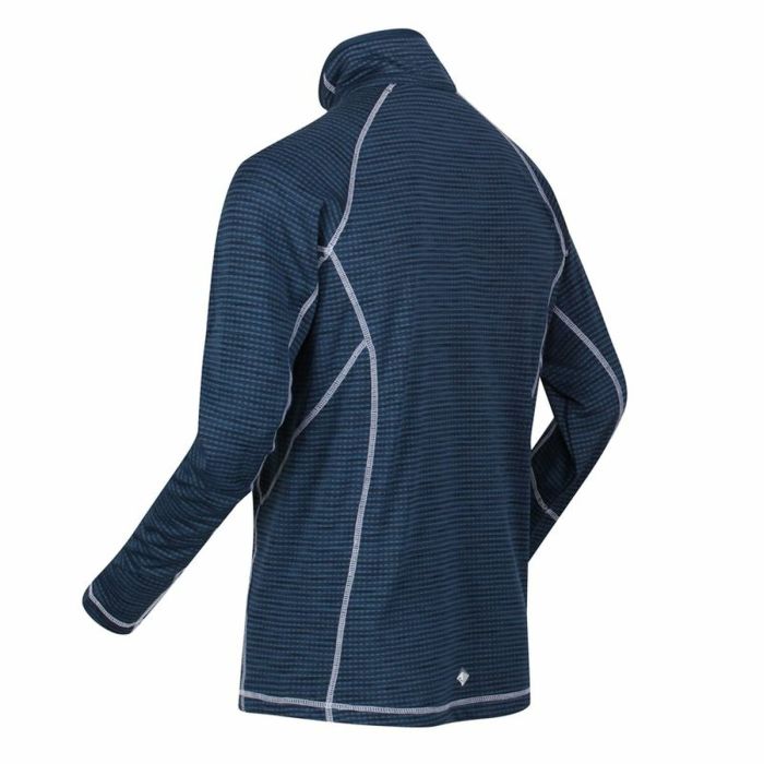 Camiseta de Manga Larga Hombre Regatta Yonder Half-Zip Azul oscuro 5