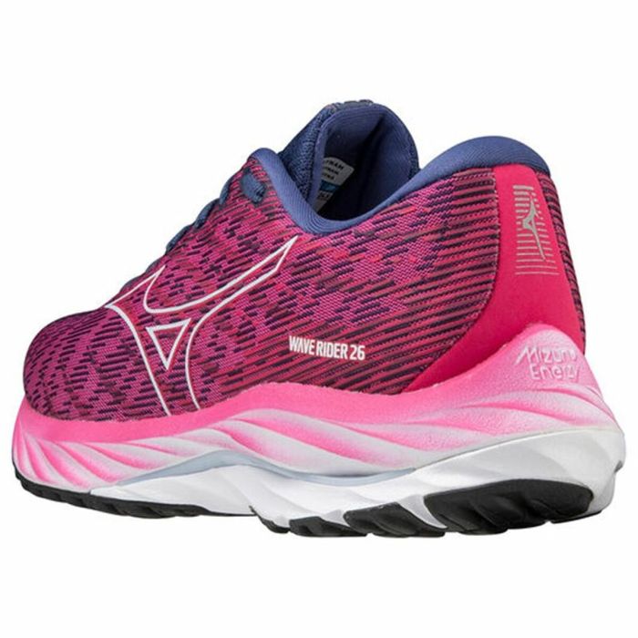 Zapatillas de Running para Adultos Mizuno Wave Rider 26 Mujer Rosa 4