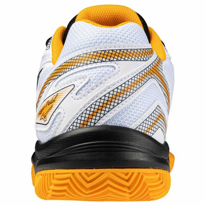 Zapatillas de Padel para Adultos Mizuno Break Shot 4 Blanco Naranja 1