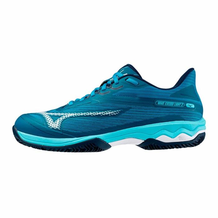 Zapatillas de Tenis para Hombre Mizuno Wave Exceed Light 2 Cc Azul 3