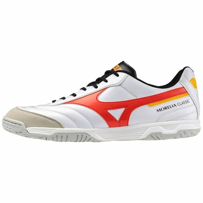 Zapatillas de Fútbol Sala para Adultos Mizuno Morelia Sala Classic Blanco Unisex 3