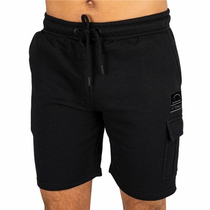 Pantalones Cortos Deportivos para Hombre Ellesse Michael Fleece Negro