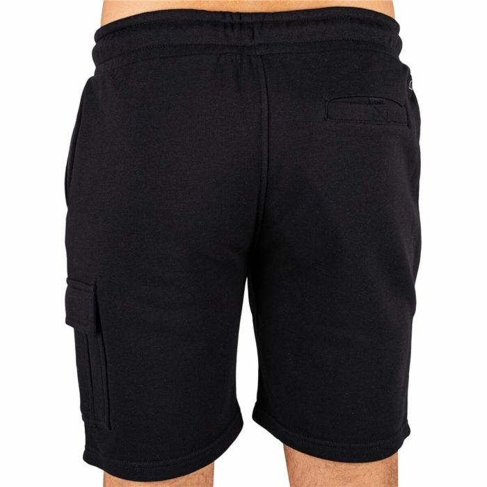 Pantalones Cortos Deportivos para Hombre Ellesse Michael Fleece Negro 3