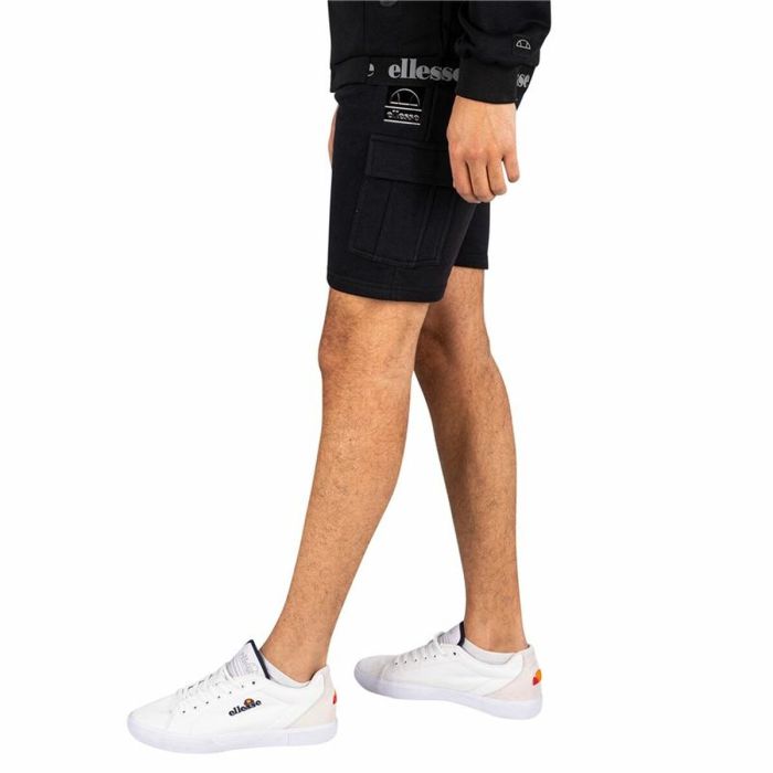 Pantalones Cortos Deportivos para Hombre Ellesse Michael Fleece Negro 2