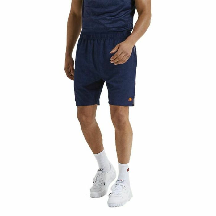 Pantalones Cortos Deportivos para Hombre Ellesse Scacchi Azul oscuro