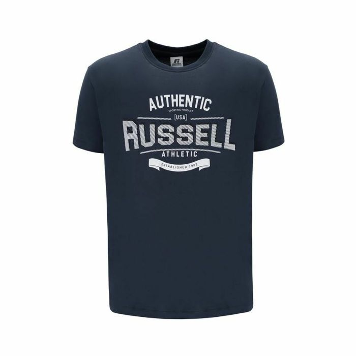 Camiseta de Manga Corta Hombre Russell Athletic Ara Azul oscuro