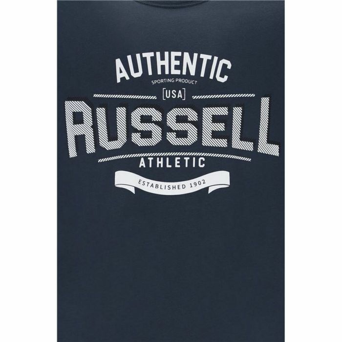 Camiseta de Manga Corta Hombre Russell Athletic Ara Azul oscuro 2