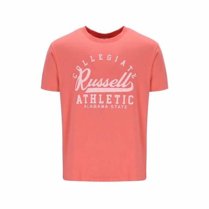 Camiseta de Manga Corta Russell Athletic Amt A30211 Coral Hombre