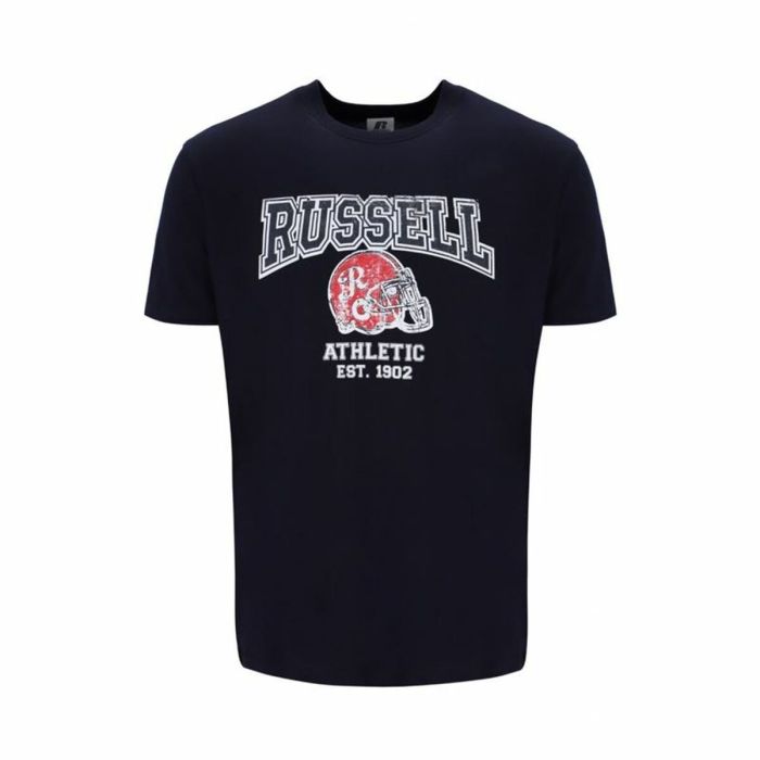 Camiseta de Manga Corta Russell Athletic State Negro Hombre