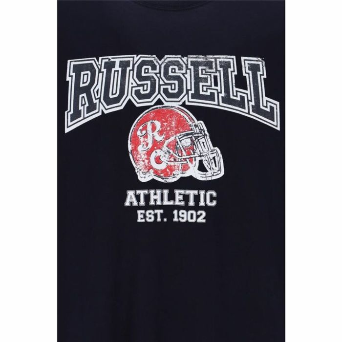 Camiseta de Manga Corta Russell Athletic State Negro Hombre 1