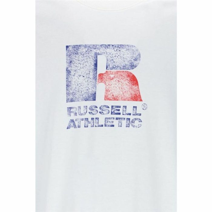 Camiseta de Manga Corta Russell Athletic Emt E36201 Blanco Hombre 2