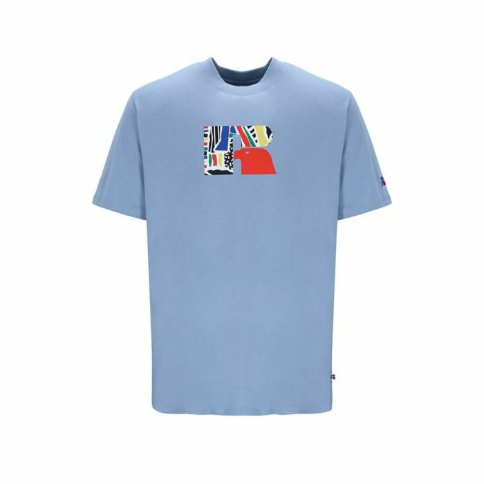 Camiseta de Manga Corta Hombre Russell Athletic Emt E36211 Azul Añil