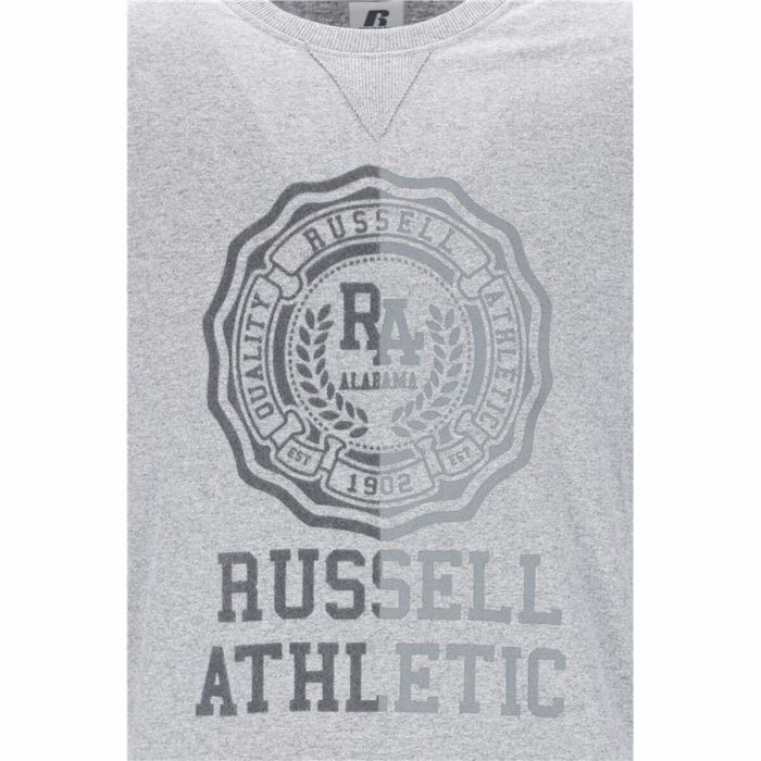 Camiseta de Manga Larga Hombre Russell Athletic Collegiate Gris claro 1