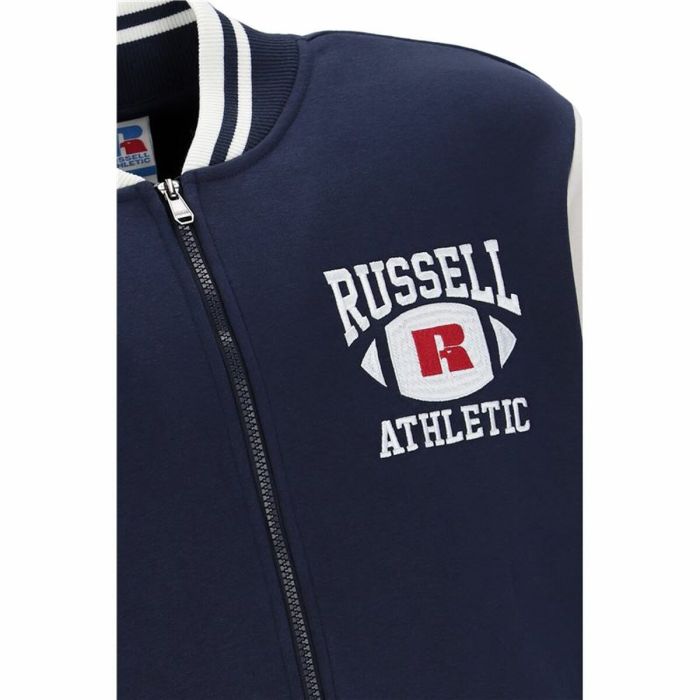 Chaqueta Deportiva para Hombre Russell Athletic Bomber Ty Azul marino 2