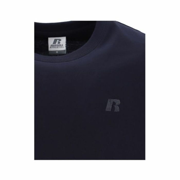 Camiseta de Manga Corta Hombre Russell Athletic Azul marino 3