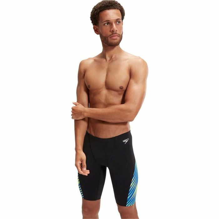 Bañador Boxer Para Niños Speedo Allover Digi V-Cut Negro 4 Bañador Boxer Para Niños Speedo Allover Digi V-Cut Negro 4