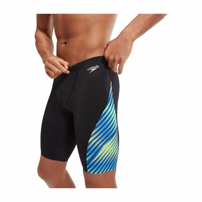 Bañador Boxer Para Niños Speedo Allover Digi V-Cut Negro 2 Bañador Boxer Para Niños Speedo Allover Digi V-Cut Negro 2