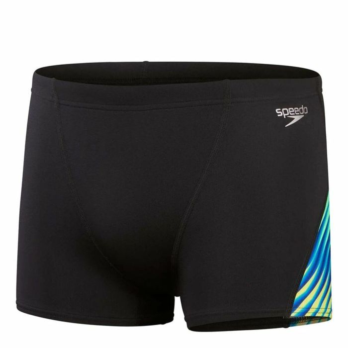 Bañador Boxer Para Niños Speedo Allover Digi V-Cut Negro