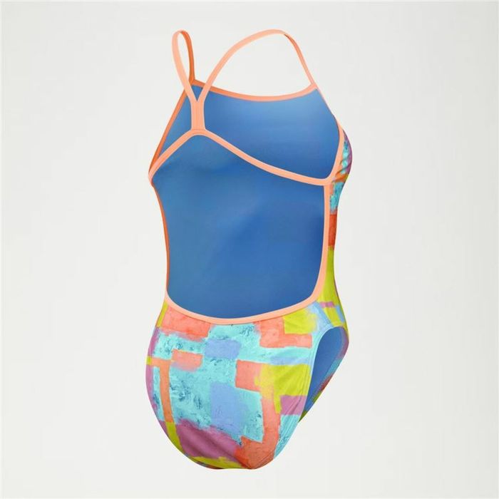 Bañador Mujer Speedo Speedo Allover Digital V-Back Azul 4