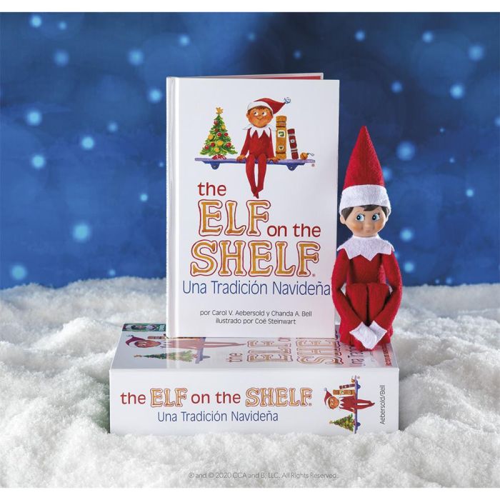 The Elf On The Shelf:Cuento Y Muñeco Elfo Niño 00580 Cefa