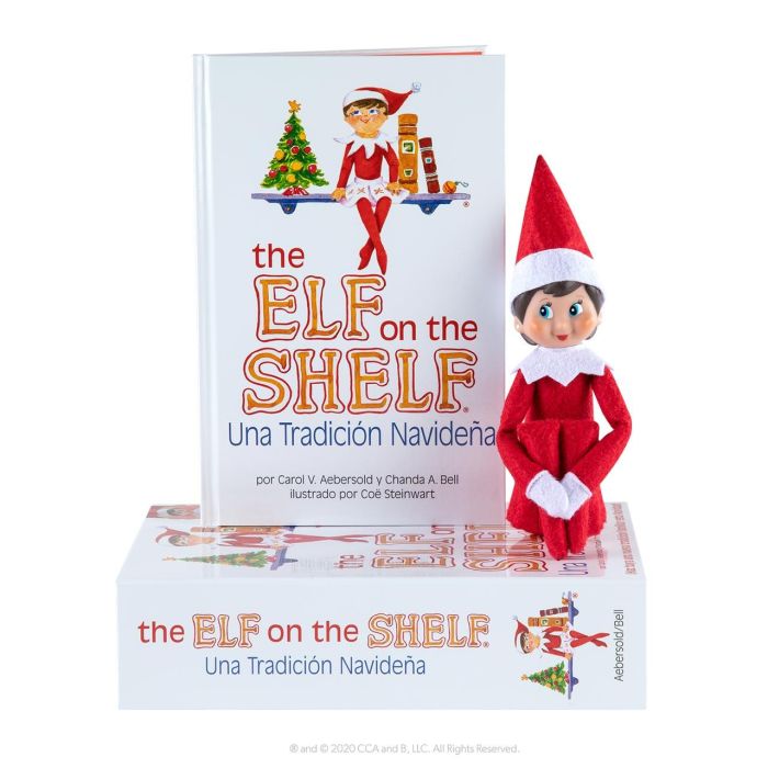 The Elf On The Shelf:Cuento Y Muñeco Elfo Niña 00581 Cefa