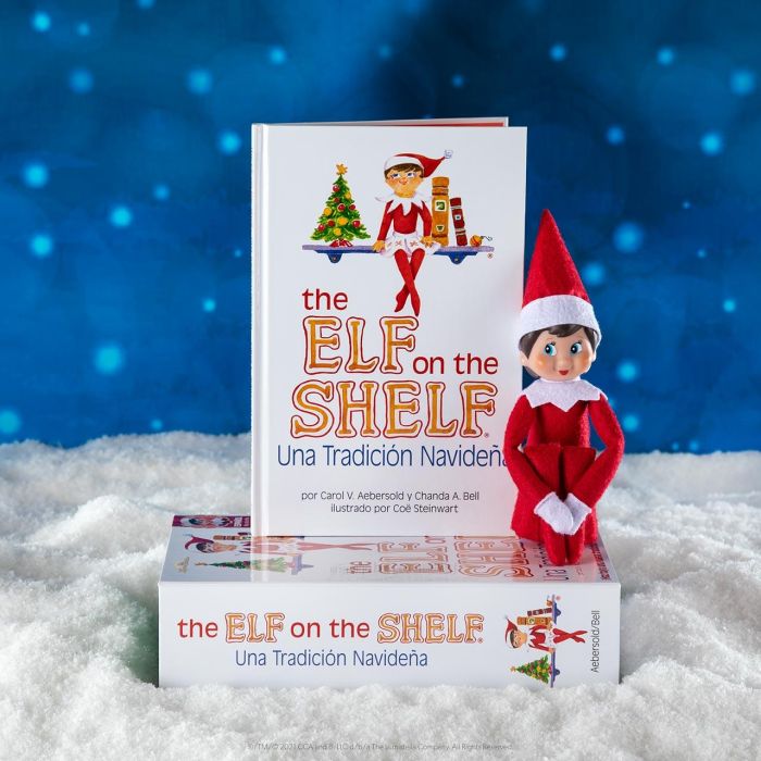 Cuento y Muñeco Elfo Niña The Elf On The Shelf 28x26,5x7,2 cm 2