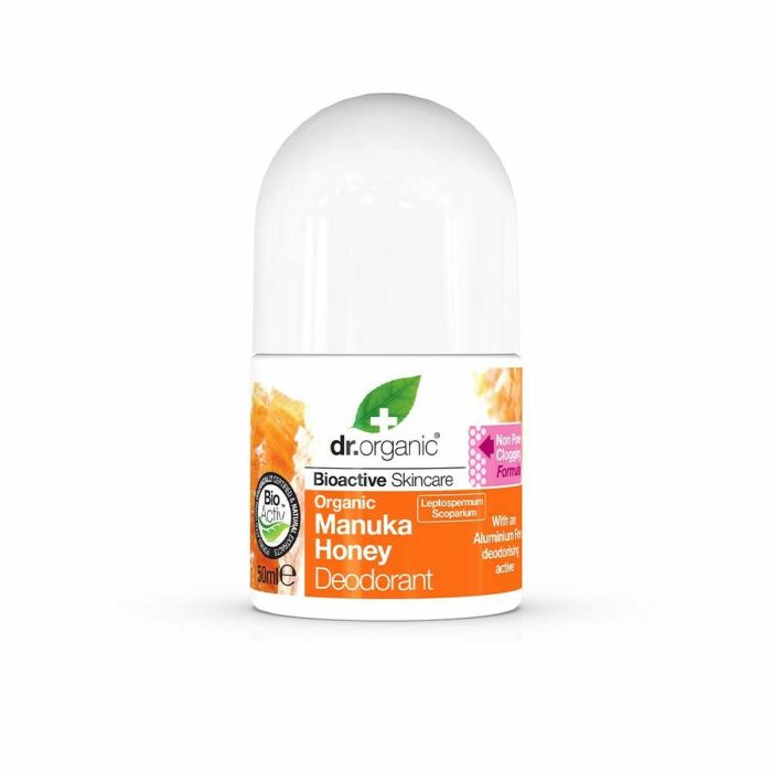 Desodorante Roll-On Dr.Organic Manuka Honey (50 ml)