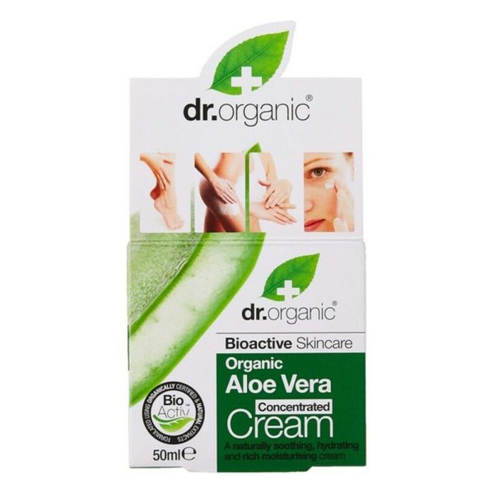 Crema Facial Hidratante Aloe Vera Concentrated Cream Dr.Organic Aloe Vera 50 ml 3