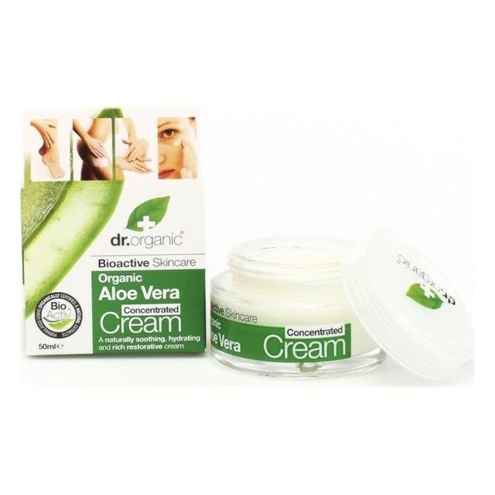 Crema Facial Hidratante Aloe Vera Concentrated Cream Dr.Organic Aloe Vera 50 ml 1