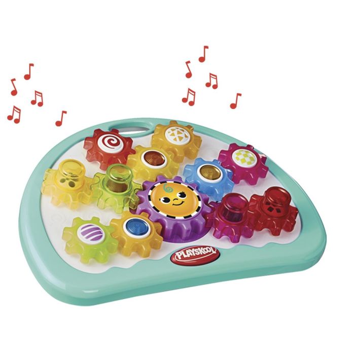 Ruedas encajables rueda y gira playskool. engranajes intercambiables con música, luces y movimiento. 39,1 x 66 x 25,6 cm