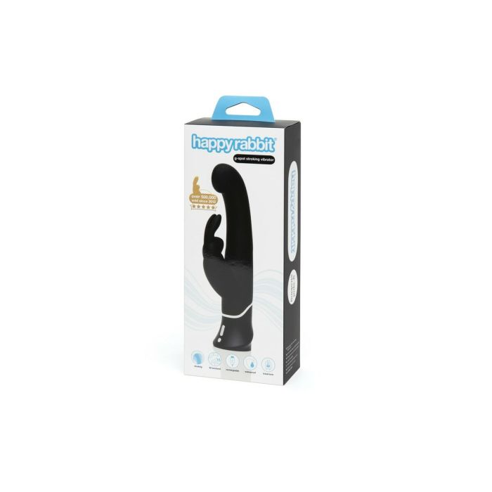 Vibrador Doble Conejito Happy Rabbit Negro 7