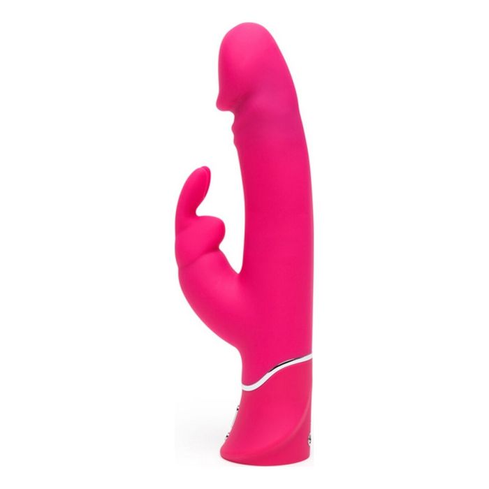 Vibrador Realistic Dual Density Happy Rabbit Rosa 6