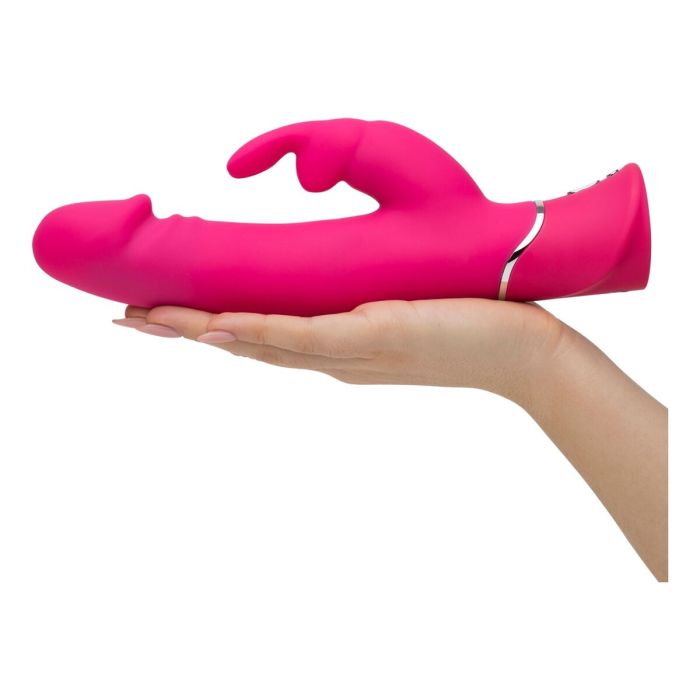 Vibrador Realistic Dual Density Happy Rabbit Rosa 2