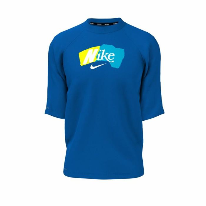 Camiseta de Manga Corta Hombre Nike Hydrogu Azul 1