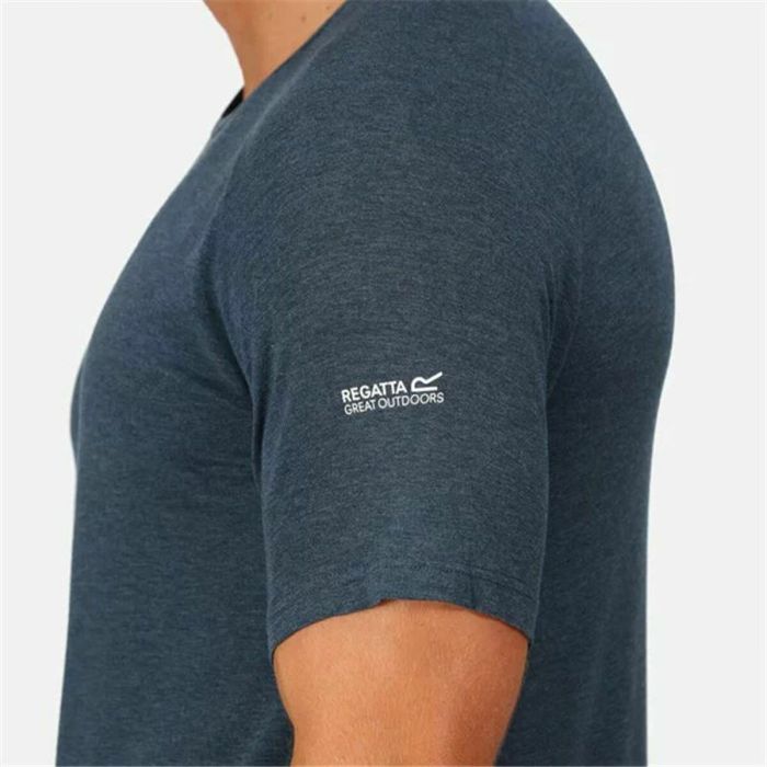 Camiseta de Manga Corta Hombre Regatta Ambulo Azul 1