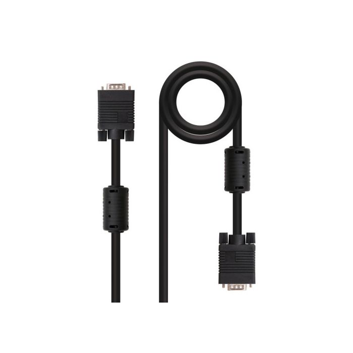 Cable VGA NANOCABLE 10.15.0101 Negro 1 m