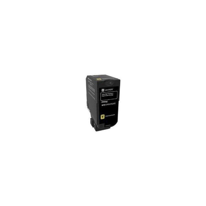 Lexmark 74C2SYE Tóner original amarillo de rendimiento estándar, 7000 páginas para CS720, CS725, CX725
