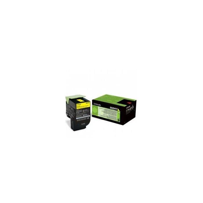 Consumibles Lexmark 802Hye Cartucho Corp Amarillo Ac 1