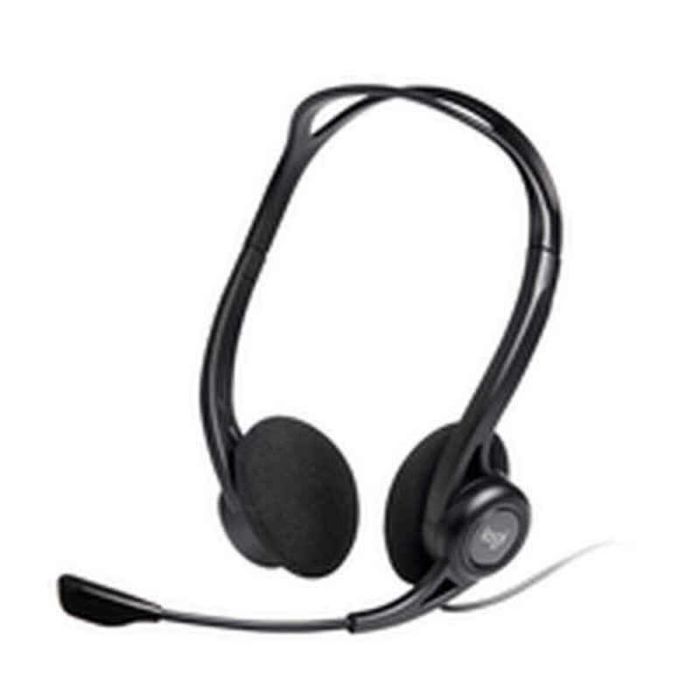 Auriculares Logitech Headset PC 960/ con Micrófono/ USB/ Negros