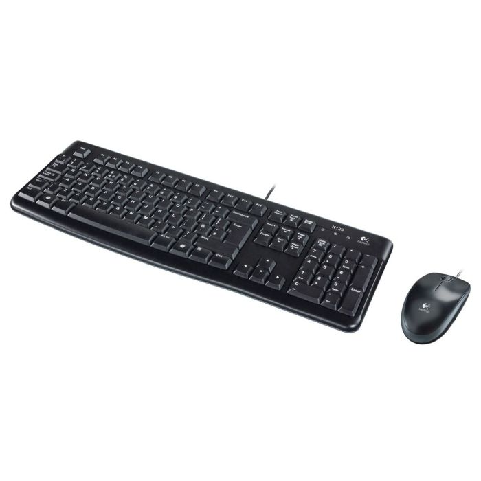 Teclado Logitech LGT-MK120-US Negro Holandés QWERTY 8 Teclado Logitech LGT-MK120-US Negro Holandés QWERTY 8