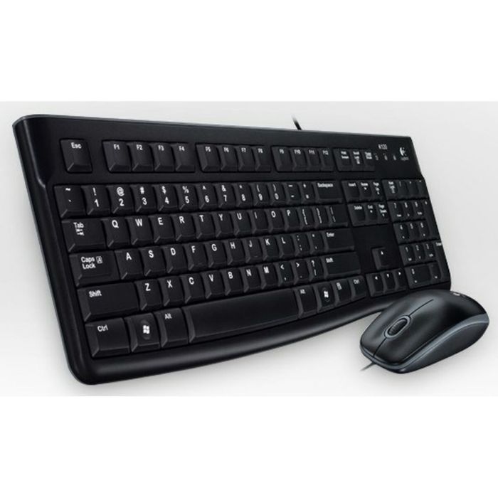 Teclado Logitech LGT-MK120-US Negro Holandés QWERTY 5 Teclado Logitech LGT-MK120-US Negro Holandés QWERTY 5