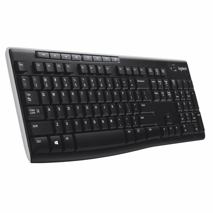 Teclado Inalámbrico Logitech K270 Negro Qwerty Español 2.4 GHz 5