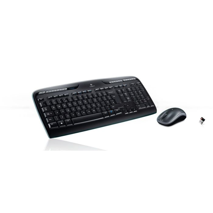 Teclado Logitech Wireless Combo MK330 Negro Qwerty US 7