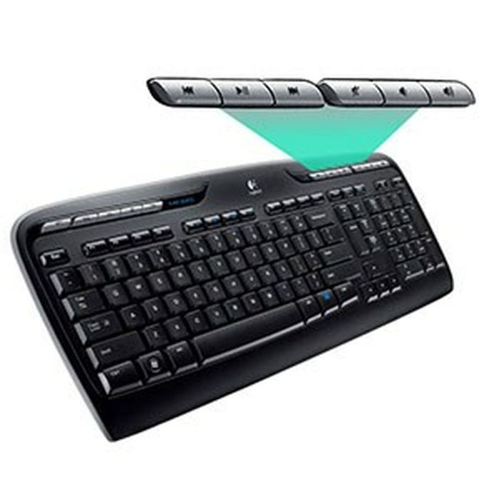 Teclado Logitech Wireless Combo MK330 Negro Qwerty US 3