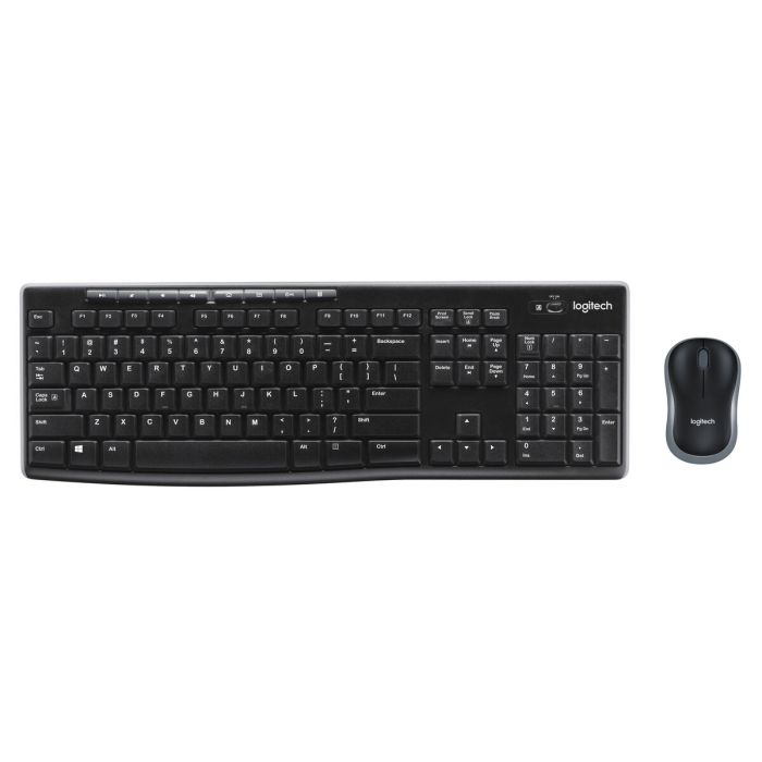 Teclado y Ratón Inalámbrico Logitech MK270 Negro Francés AZERTY 4